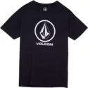volcom-kinder-black-crisp-stone-t-shirt-schwarz