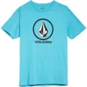 volcom-kinder-blue-bird-crisp-stone-t-shirt-blau