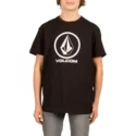 volcom-kinder-black-circle-stone-t-shirt-schwarz