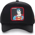capslab-curved-brim-classic-superman-sup4-dc-comics-snapback-cap-schwarz-