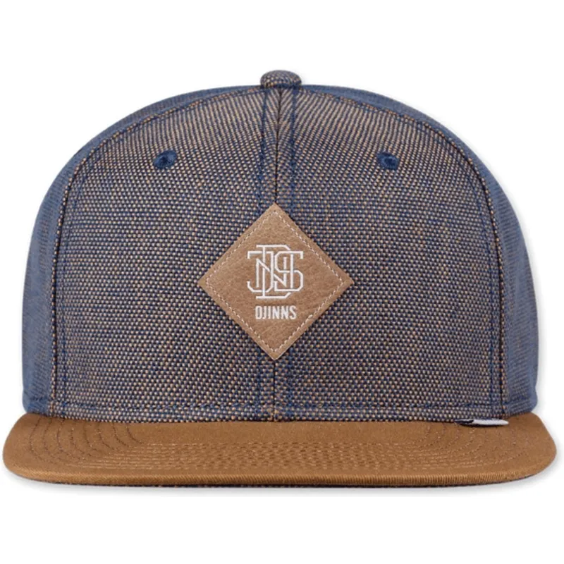 mutzen-6-panel-blau-snapback-von-djinns