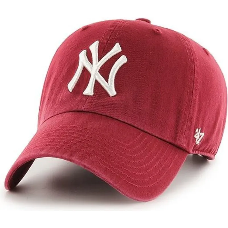 mutzen-gebogen-rot-verstellbares-band-cardenal-der-new-york-yankees-mlb-von-47-brand