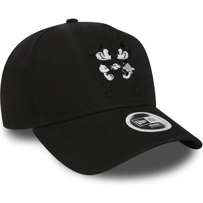 mutzen-gebogen-schwarz-snapback-9forty-von-new-era