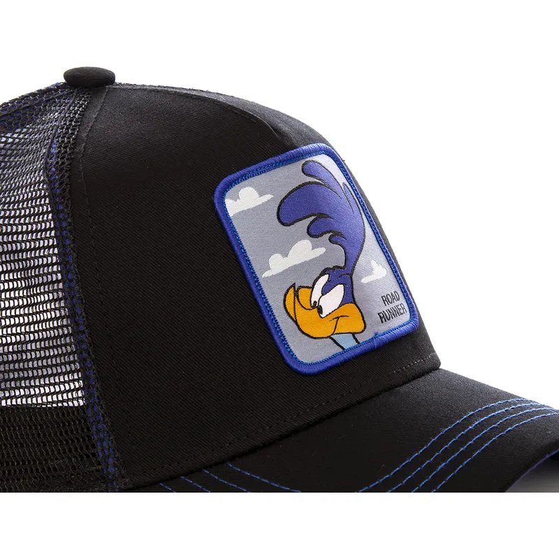 schwarze-trucker-kappe-roadrunner-roa1-looney-tunes-von-capslab