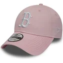 mutzen-gebogen-rosa-verstellbares-band-9forty-essential-der-boston-red-sox-mlb-von-new-era
