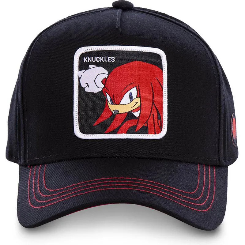 mutzen-gebogen-schwarz-snapback-knuckles-the-echidna-sonic-the-hedgehog-von-capslab