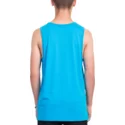 volcom-cyan-blau-super-clean-blau-armelloses-t-shirt