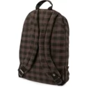 volcom-dark-chocolate-schoolyard-backpack-braun-kariert