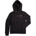 volcom-kinder-black-out-supply-stone-zip-through-hoodie-kapuzenpullover-sweatshirt-schwarz