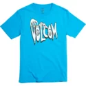 volcom-kinder-division-cyan-blau-volcom-panic-t-shirt-blau