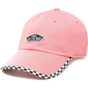 vans-curved-brim-check-it-adjustable-cap-pink