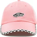 vans-curved-brim-check-it-adjustable-cap-pink