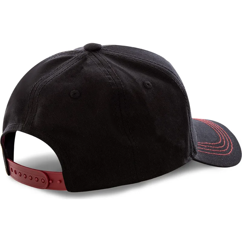 mutzen-gebogen-schwarz-snapback-kojote-looney-tunes-von-capslab