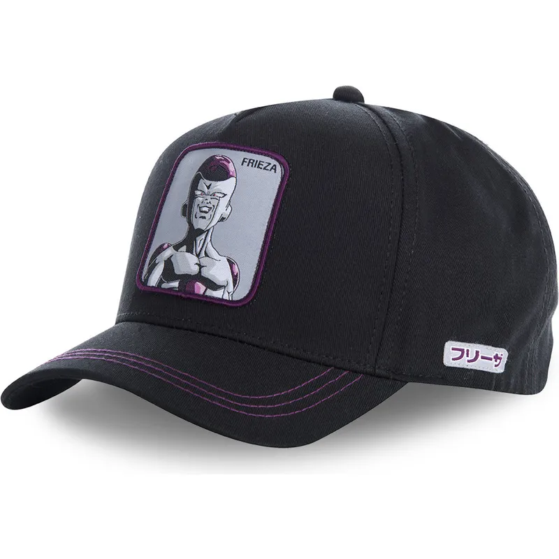 mutzen-gebogen-schwarz-snapback-frieza-dragon-ball-von-capslab