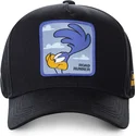 mutzen-gebogen-schwarz-snapback-roadrunner-looney-tunes-von-capslab