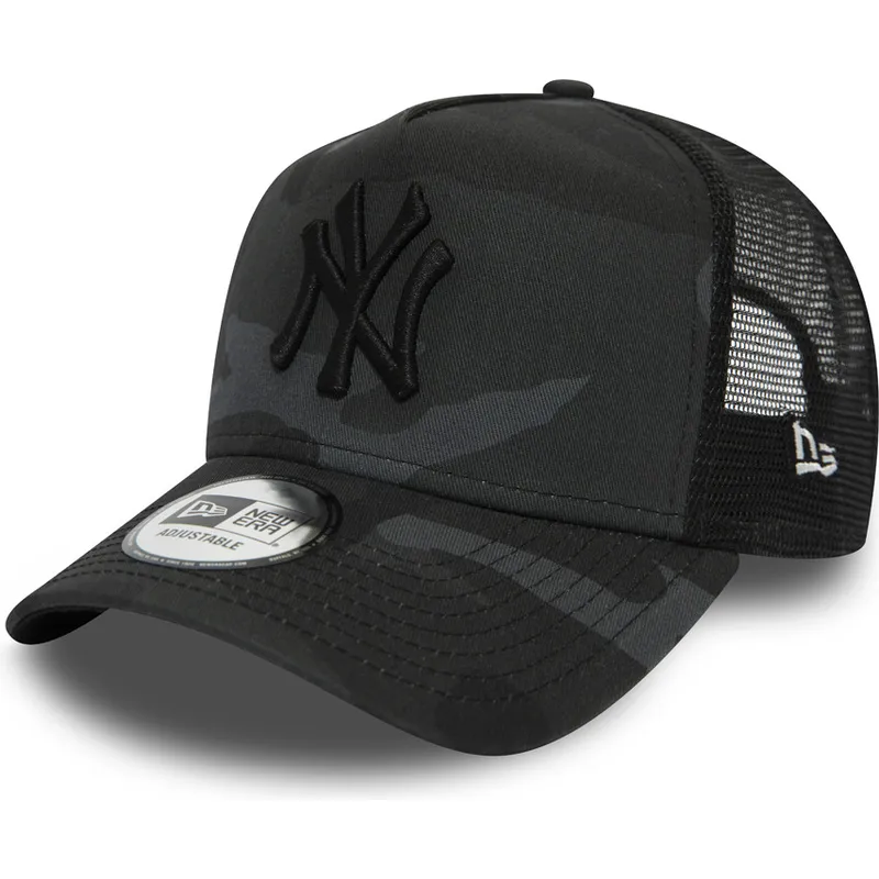 mutzen-gebogen-tarnung-snapback-negro-essential-camo-a-frame-der-new-york-yankees-mlb-von-new-era