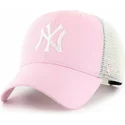 47-brand-mvp-flagship-new-york-yankees-mlb-light-trucker-cap-pink