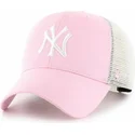 mutzen-gebogen-rosa-snapback-claro-mvp-flagship-der-new-york-yankees-mlb-von-47-brand