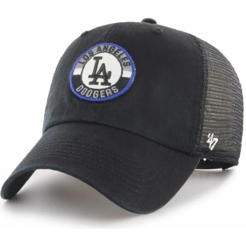 mutzen-gebogen-schwarz-snapback-clean-up-porter-der-los-angeles-dodgers-mlb-von-47-brand