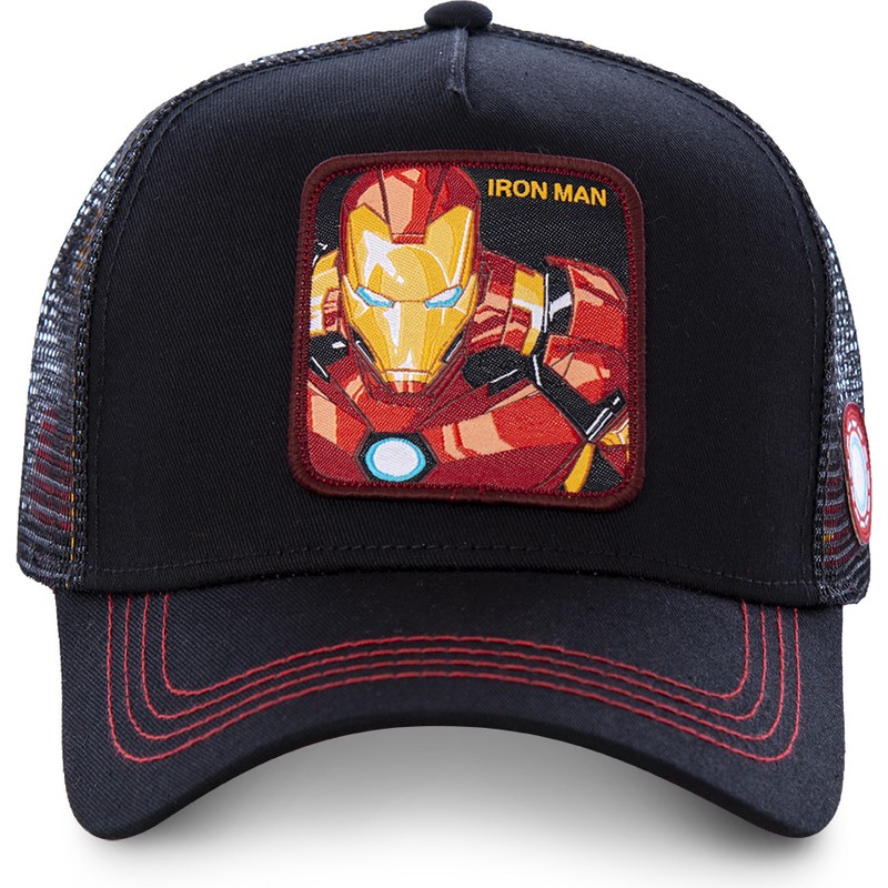 Capslab Iron Man IRO2 Marvel Comics Trucker Cap schwarz Caphunters.de