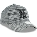 new-era-curved-brim-schwarzes-logo-9forty-engineerot-fit-new-york-yankees-mlb-adjustable-cap-grau