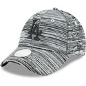 mutzen-gebogen-grau-verstellbares-band-negro-9forty-engineered-fit-der-los-angeles-dodgers-mlb-von-new-era
