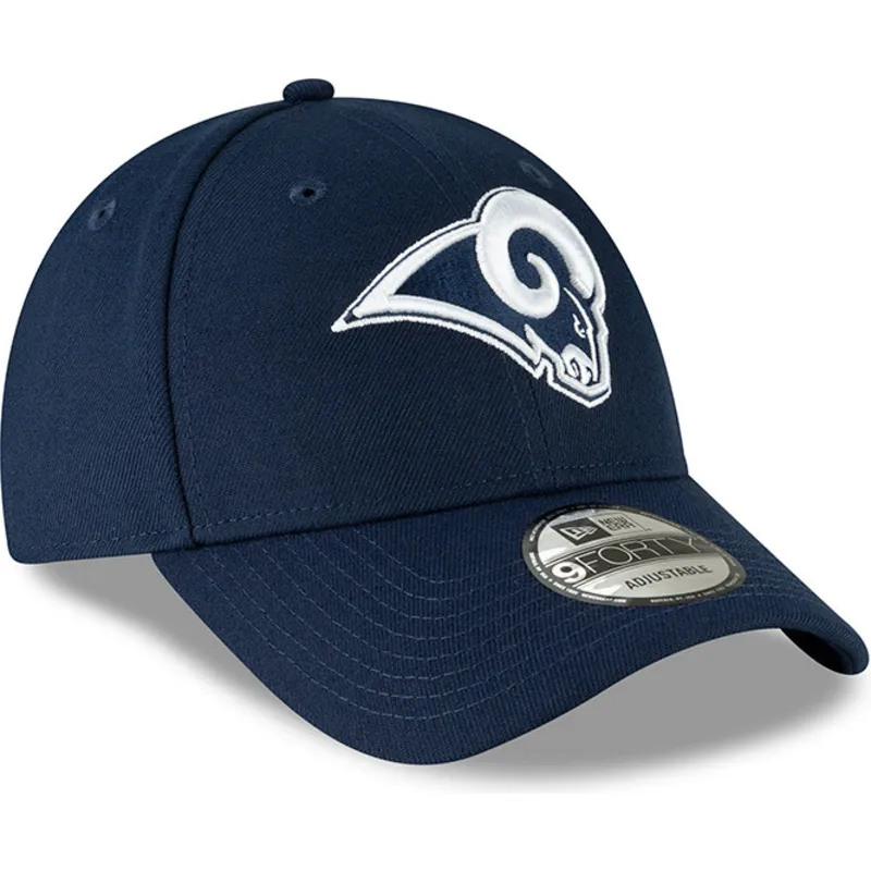 mutzen-gebogen-blau-verstellbares-band-9forty-the-league-der-los-angeles-rams-nfl-von-new-era