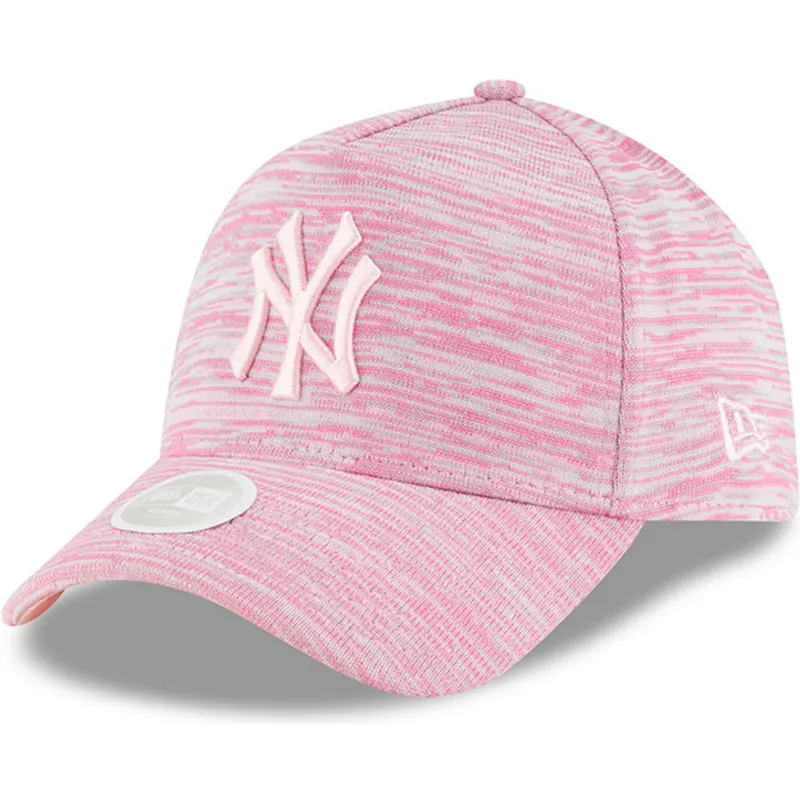 mutzen-gebogen-rosa-snapback-ajustable-9forty-a-frame-engineered-fit-der-new-york-yankees-mlb-von-new-era mutzen-gebogen-rosa-snapback-ajustable-9forty-a-frame-engineered-fit-der-new-york-yankees-mlb-von-new-era
