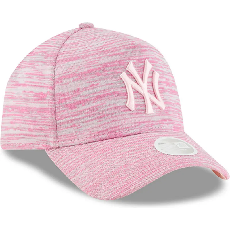 mutzen-gebogen-rosa-snapback-ajustable-9forty-a-frame-engineered-fit-der-new-york-yankees-mlb-von-new-era mutzen-gebogen-rosa-snapback-ajustable-9forty-a-frame-engineered-fit-der-new-york-yankees-mlb-von-new-era