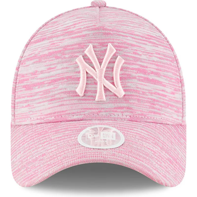 mutzen-gebogen-rosa-snapback-ajustable-9forty-a-frame-engineered-fit-der-new-york-yankees-mlb-von-new-era mutzen-gebogen-rosa-snapback-ajustable-9forty-a-frame-engineered-fit-der-new-york-yankees-mlb-von-new-era