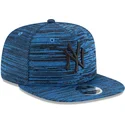 mutzen-flach-blau-snapback-negro-9fifty-engineered-fit-der-new-york-yankees-mlb-von-new-era