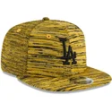 mutzen-flach-gelb-snapback-negro-9fifty-engineered-fit-der-los-angeles-dodgers-mlb-von-new-era