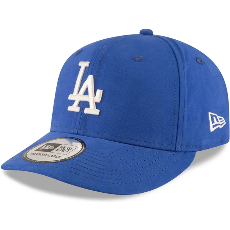 mutzen-gebogen-blau-snapback-9fifty-nylon-pre-curved-fit-der-los-angeles-dodgers-mlb-von-new-era