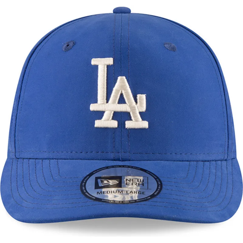 mutzen-gebogen-blau-snapback-9fifty-nylon-pre-curved-fit-der-los-angeles-dodgers-mlb-von-new-era
