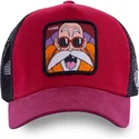 mutzen-gebogen-rot-snapback-master-roshi-dragon-ball-von-capslab