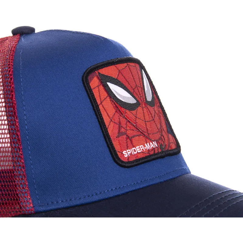 mutzen-gebogen-blau-snapback-spider-man-marvel-comics-von-capslab mutzen-gebogen-blau-snapback-spider-man-marvel-comics-von-capslab