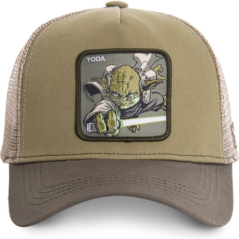 Capslab Yoda YOD Star Wars Trucker Cap grün Caphunters.de