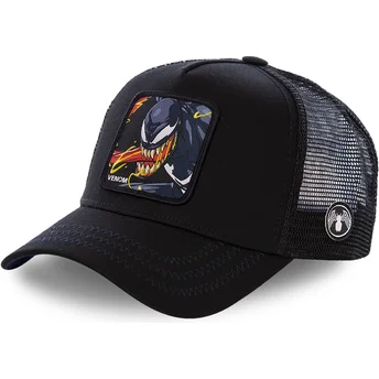 mutzen-gebogen-schwarz-snapback-venom-marvel-comics-von-capslab