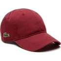 mutzen-gebogen-rot-verstellbares-band-von-lacoste