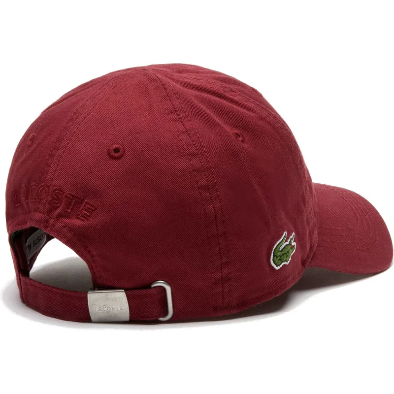 mutzen-gebogen-rot-verstellbares-band-von-lacoste