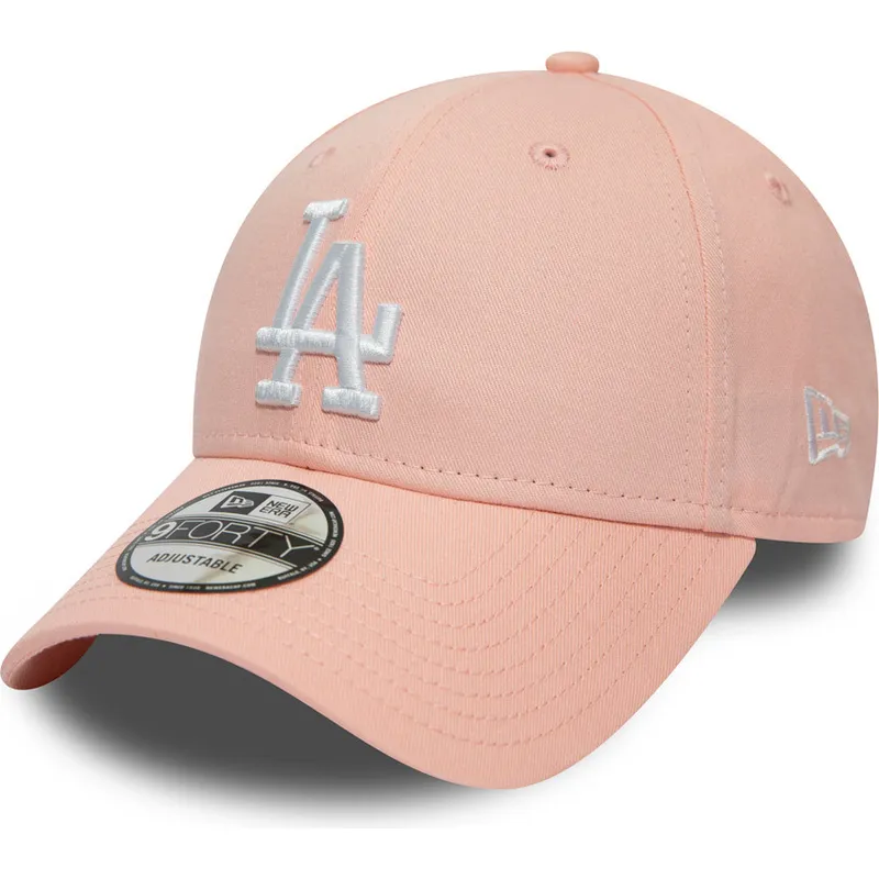 mutzen-gebogen-rosa-verstellbares-band-9forty-league-essential-der-los-angeles-dodgers-mlb-von-new-era mutzen-gebogen-rosa-verstellbares-band-9forty-league-essential-der-los-angeles-dodgers-mlb-von-new-era