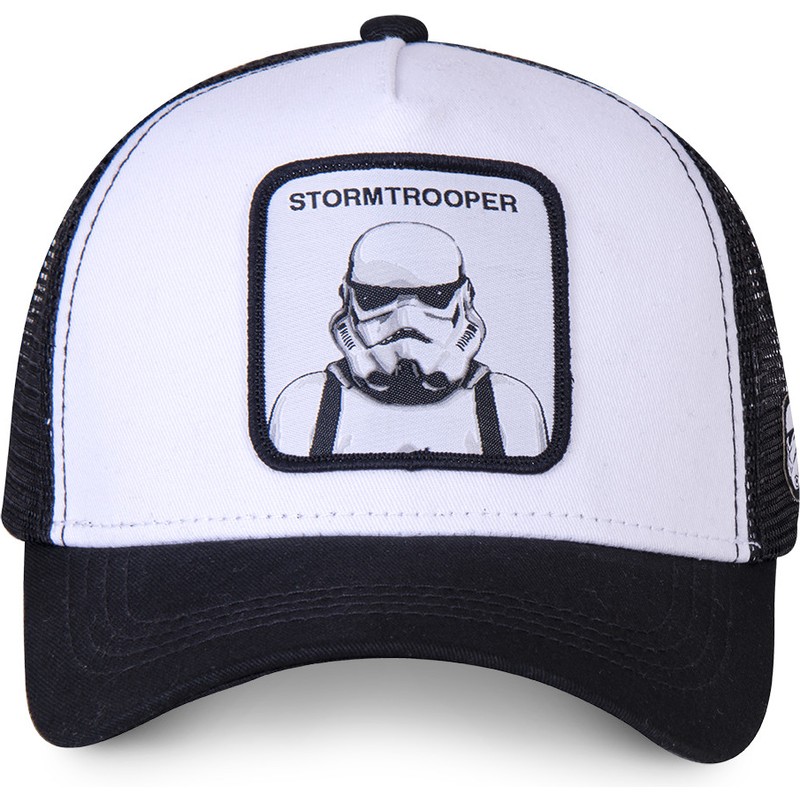 Capslab Stormtrooper BC Star Wars Trucker Cap weiß und schwarz