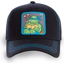 mutzen-gebogen-schwarz-snapback-leonardo-ninja-turtles-von-capslab