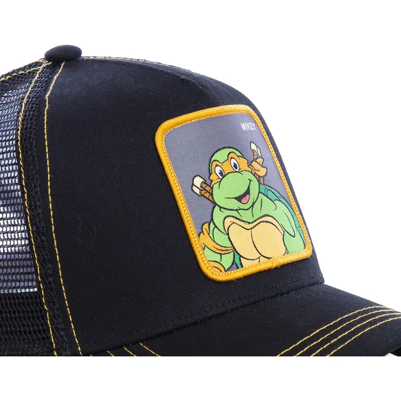 mutzen-gebogen-schwarz-snapback-michelangelo-ninja-turtles-von-capslab