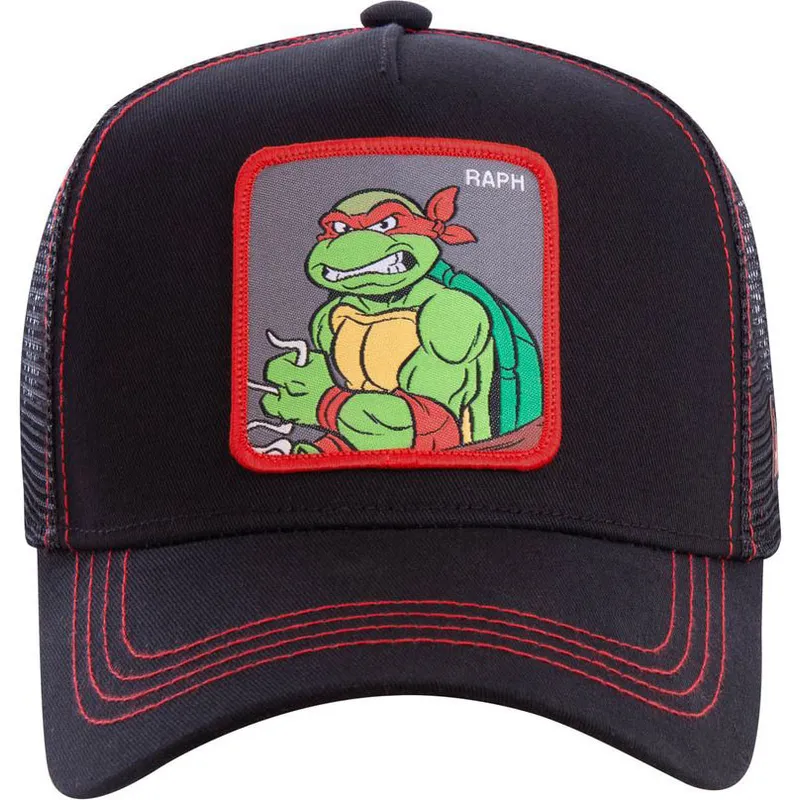 mutzen-gebogen-schwarz-snapback-raphael-ninja-turtles-von-capslab