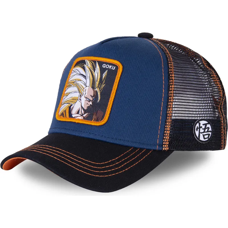 mutzen-gebogen-marineblau-snapback-son-goku-dragon-ball-von-capslab mutzen-gebogen-marineblau-snapback-son-goku-dragon-ball-von-capslab