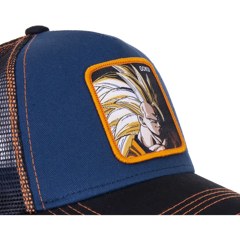 mutzen-gebogen-marineblau-snapback-son-goku-dragon-ball-von-capslab mutzen-gebogen-marineblau-snapback-son-goku-dragon-ball-von-capslab