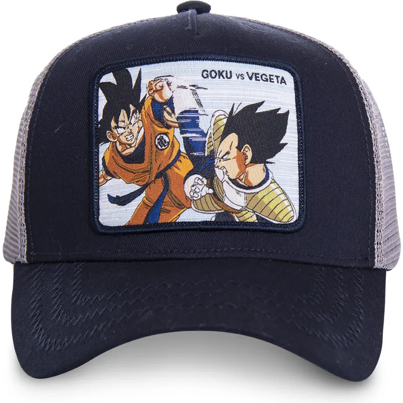 mutzen-gebogen-schwarz-snapback-goku-vs-vegeta-dragon-ball-von-capslab