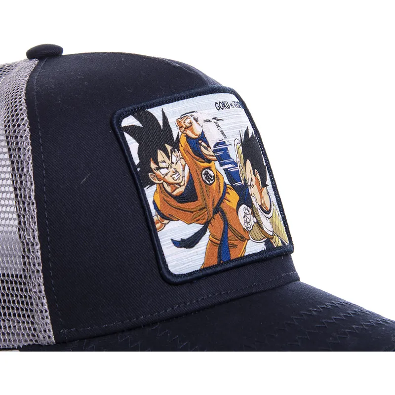 mutzen-gebogen-schwarz-snapback-goku-vs-vegeta-dragon-ball-von-capslab