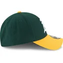 grune-und-gelbe-verstellbare-curved-cap-9forty-the-league-von-oakland-athletics-mlb-von-new-era